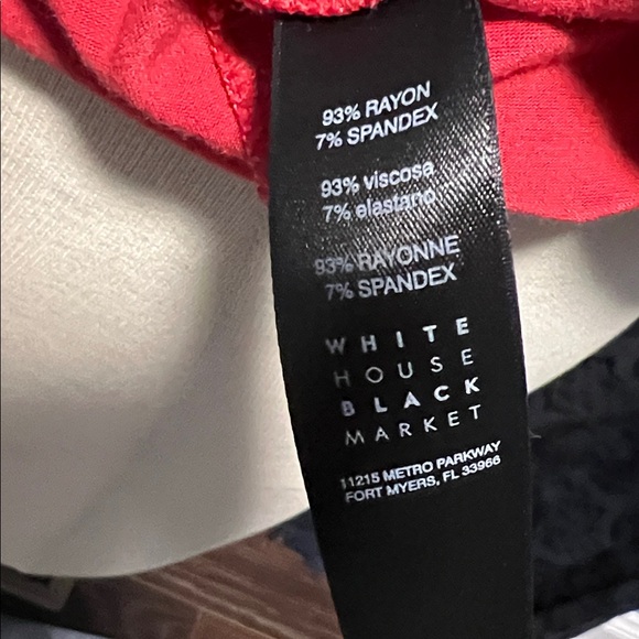 White House Black Market Red/orange Tank Top - Picture 7 of 8